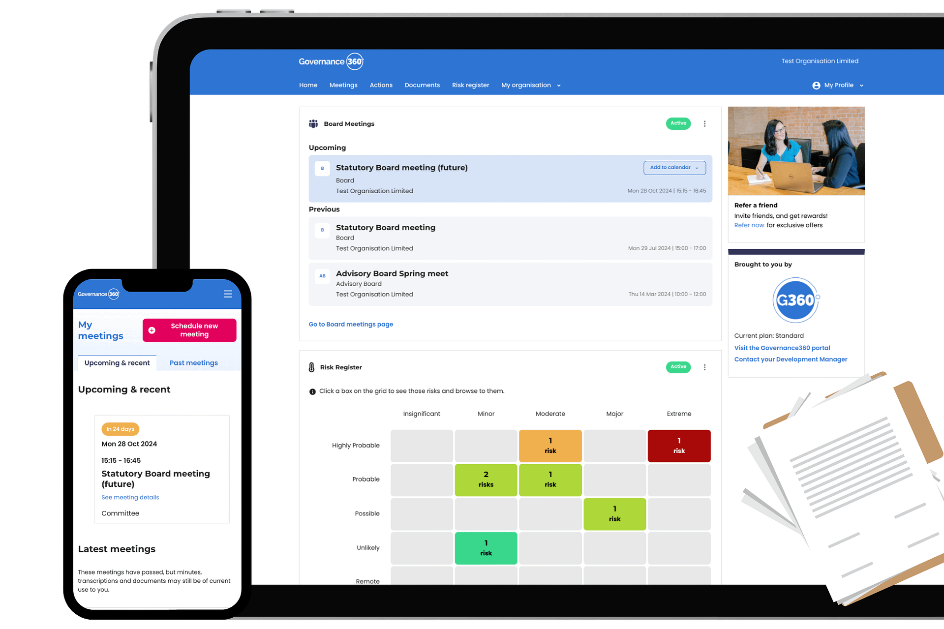Complete Governance portal for smaller organisations